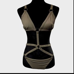 Feather11 Wild All Vacation Cutout One Piece Swimsuit